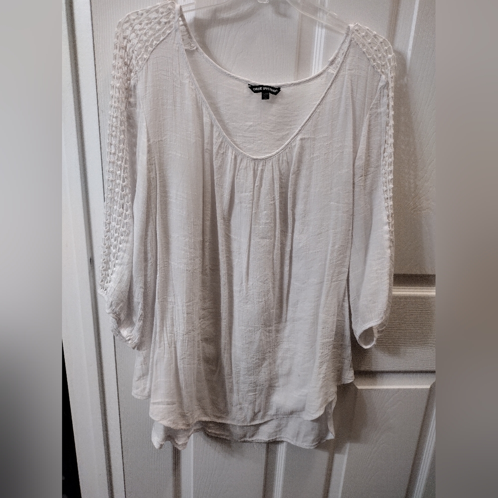 White dress top